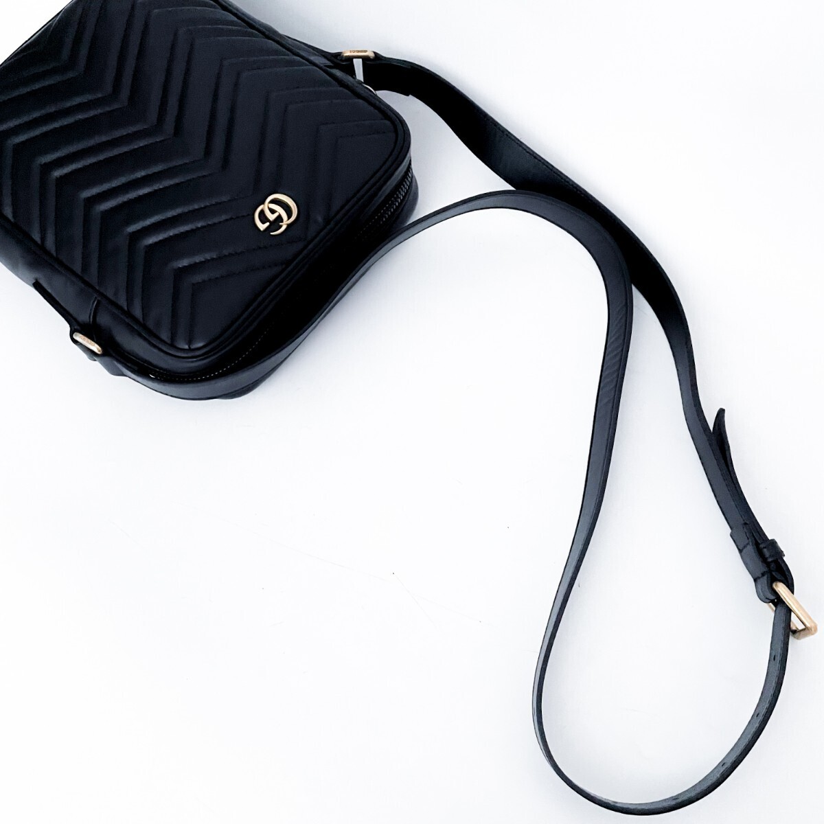 1円□未使用級□幻の逸品□型崩れ無し□最上級レザー□GUCCI グッチ 