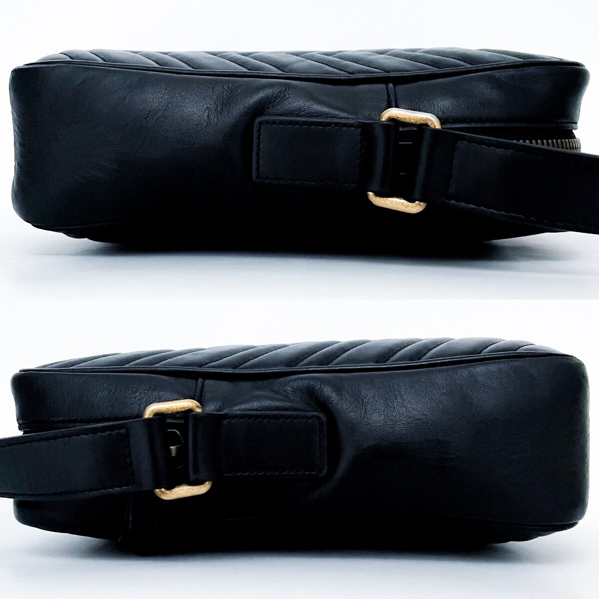 1円□未使用級□幻の逸品□型崩れ無し□最上級レザー□GUCCI グッチ 