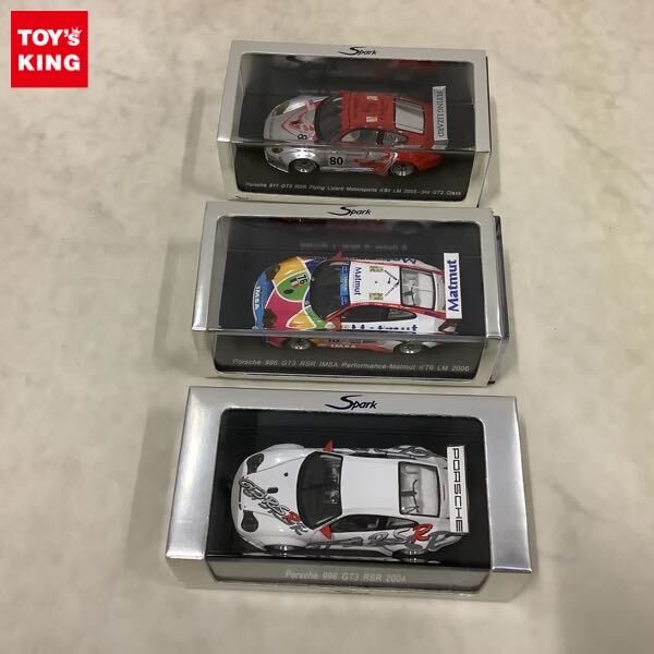1円〜 スパークモデル 1/43 ポルシェ 996 GT3 RSR 2004 ポルシェ996GT3 RSR IMSA Performance ...