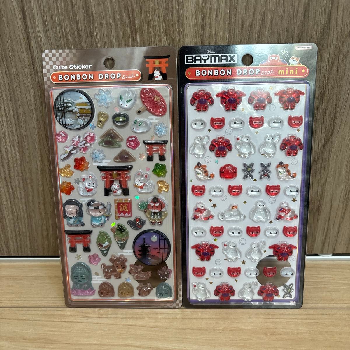 国内正規品〕ボンボンドロップシール 和柄 古都めぐり & ベイマックス 