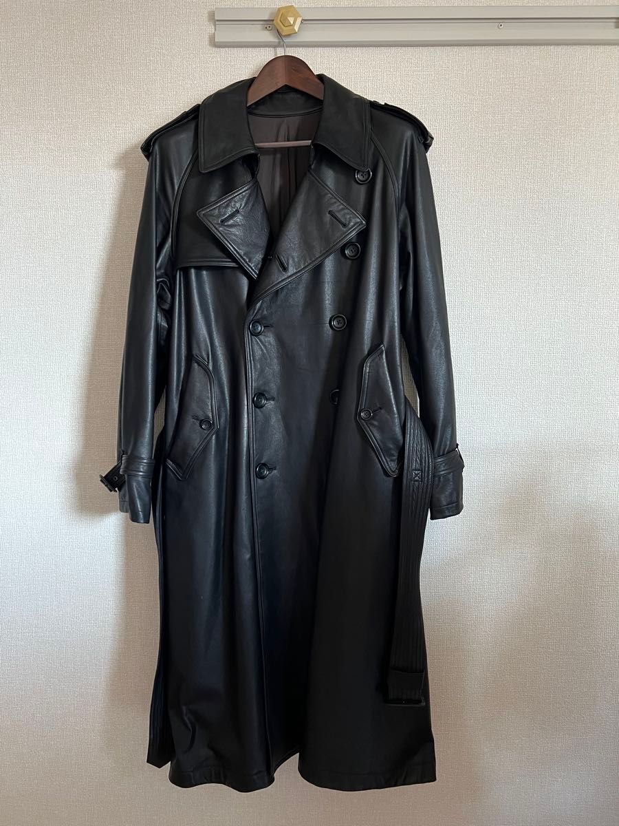極希少/美品】VAN Jacket ヴィンテージ ベルト付レザートレンチコート