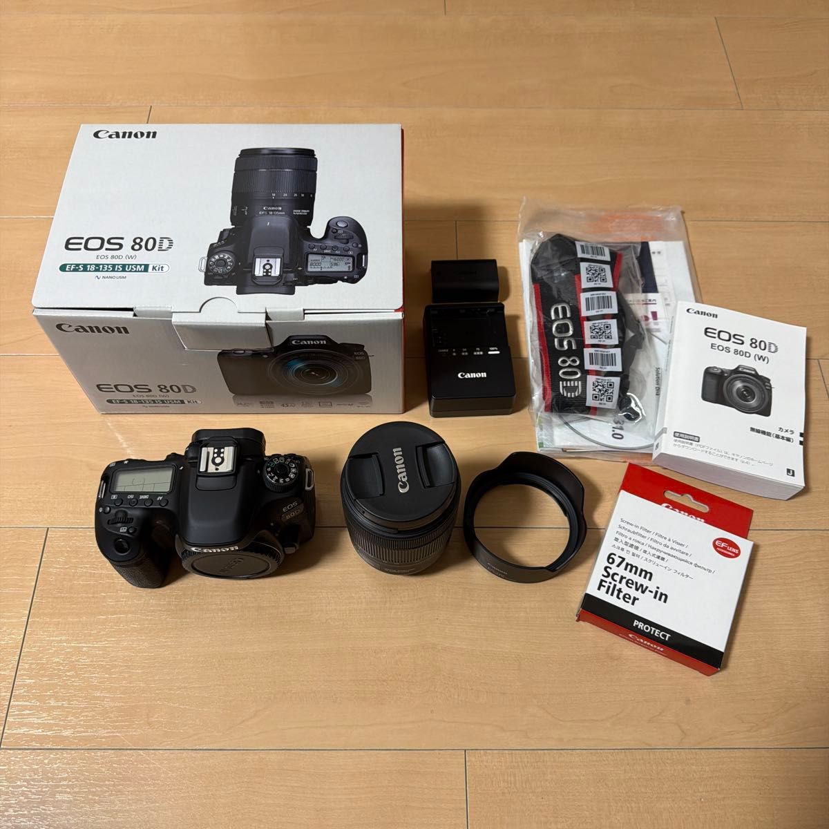 Canon EOS 80D EF-S 18-135 IS USM レンズキット デジタル一眼レフ 