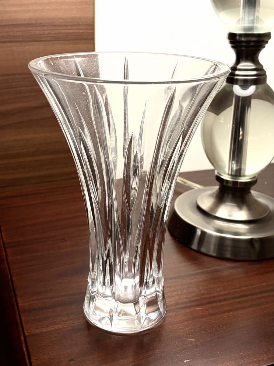美品】ナハトマン Nachtmann クリスタルガラス 花瓶 ／ Baccarat