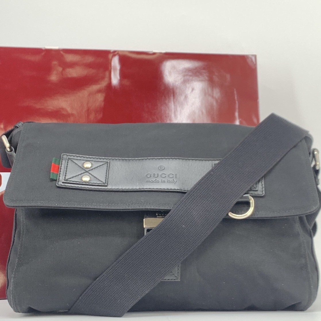 GUCCI グッチ シェリーライン ショルダーバッグ メッセンジャーバック 