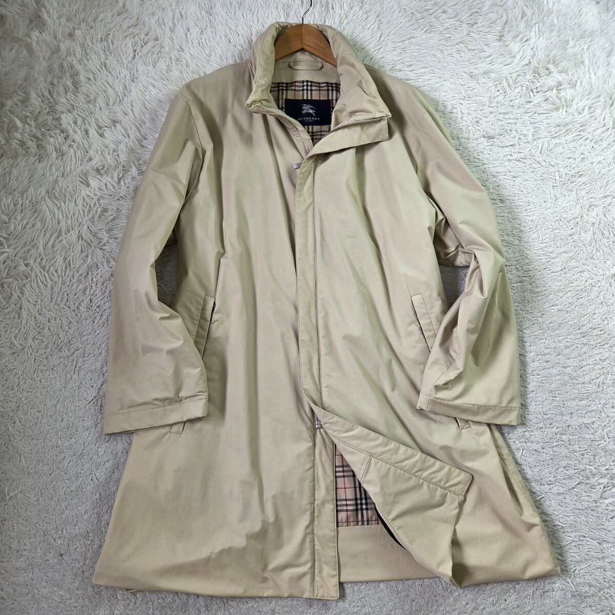 美品 バーバリー ロンドン【希少 XL ノバチェック ストレッチ