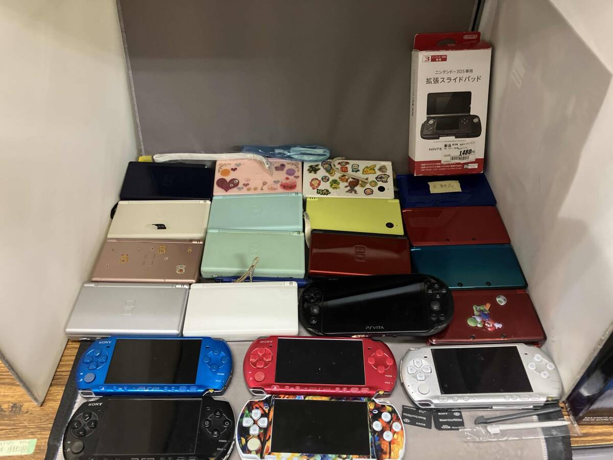 ジャンク まとめ売り ニンテンドー3DS DSi lite PSP PSVITA 計21台＋
