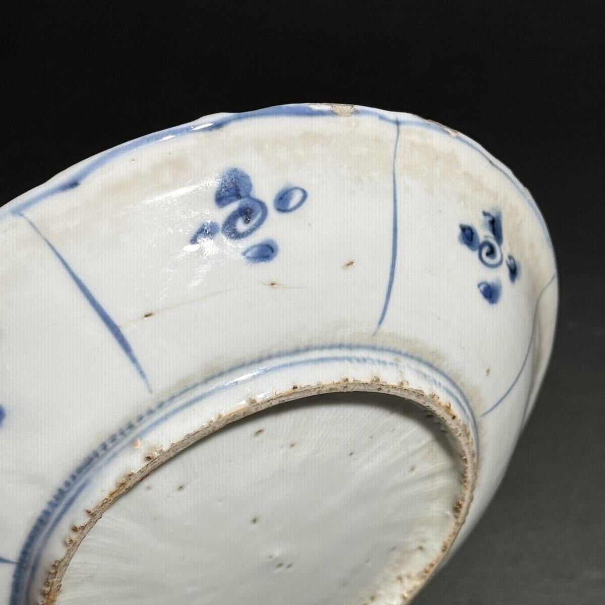 古染付 中国美術 明末清初 唐物 清 ～ 時代 ⁄ 時代中国美術 大皿 明末