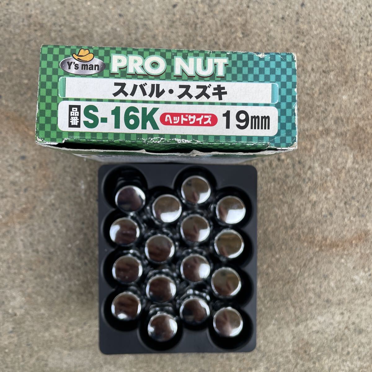 未使用品 SUBARU車・SUZUKI車用ホイールナット 16個 M12X P1.25 イエローハット プロナット S-16K /【Buyee】