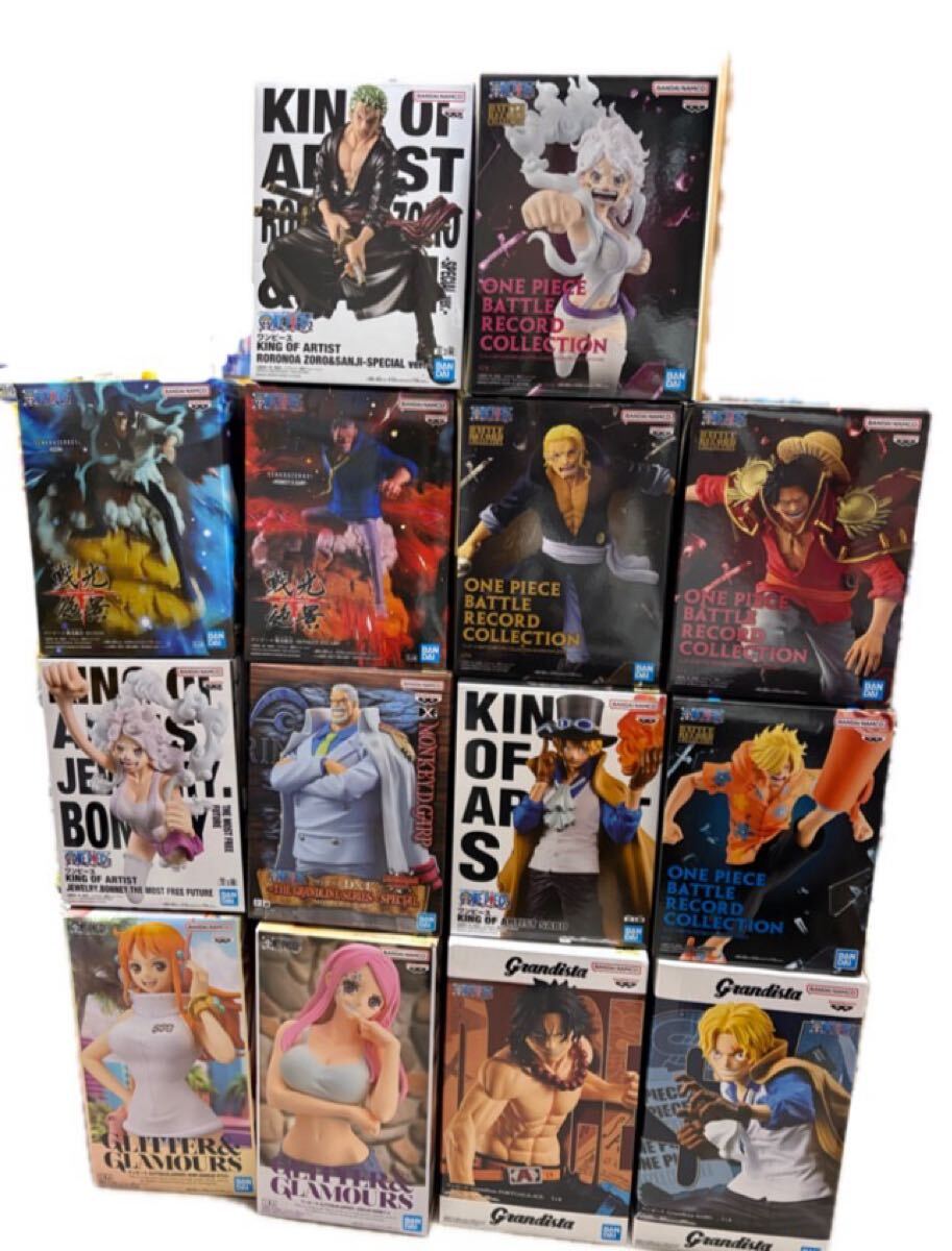 ワンピース フィギュア まとめ売り 15体セット 未開封 BANDAI ワンピース フィギュア まとめ売り 15体セット 未開封 BANDAI