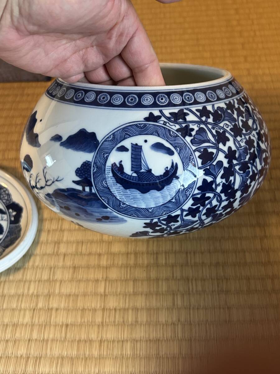 祥瑞蜜柑水指新渡唐物景徳鎮染付呉須茶道具/【Buyee】 祥瑞蜜柑水指新渡唐物景徳鎮染付呉須茶道具/【Buyee】