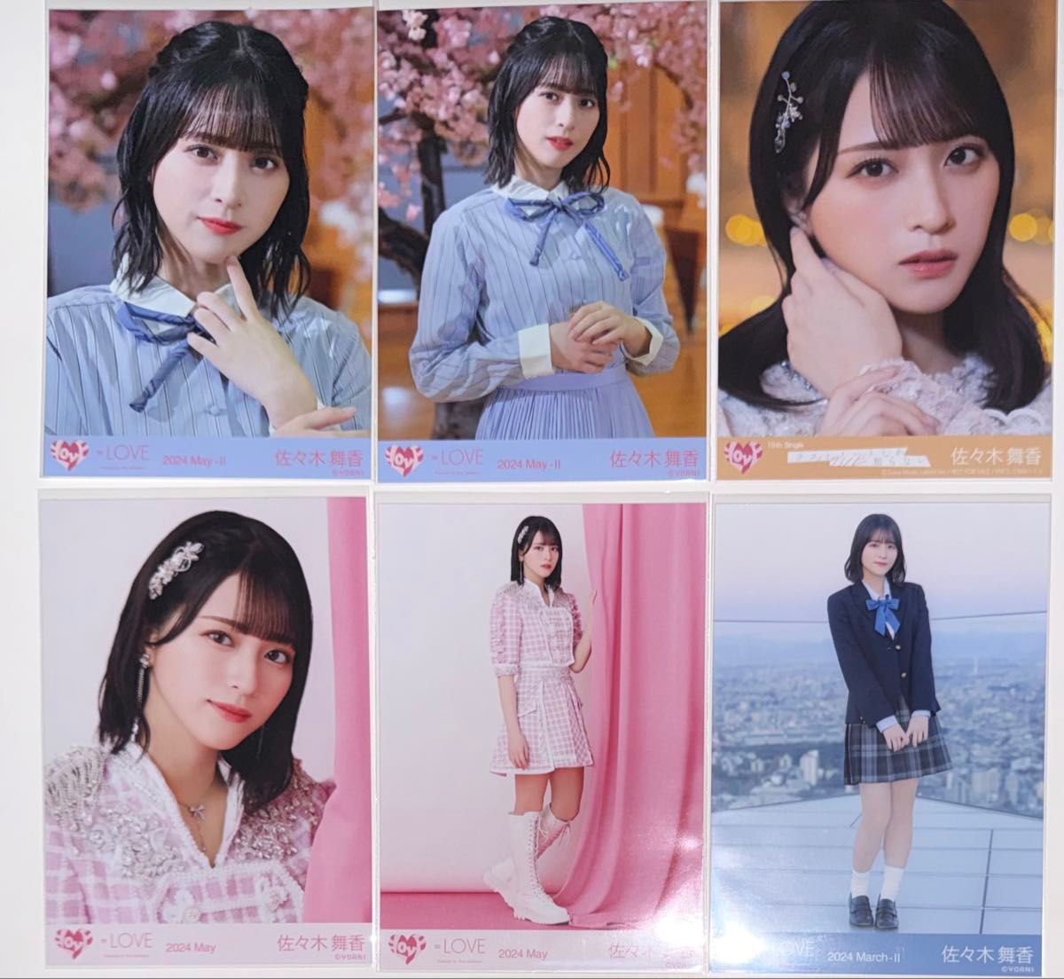 LOVE 佐々木舞香 直筆 ナツマトペ ジャケット衣装 生写真 イコラブ
