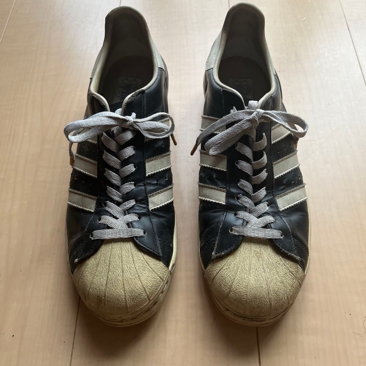 フランス製 adidas SUPERSTAR BLACK アディダス スーパースター 