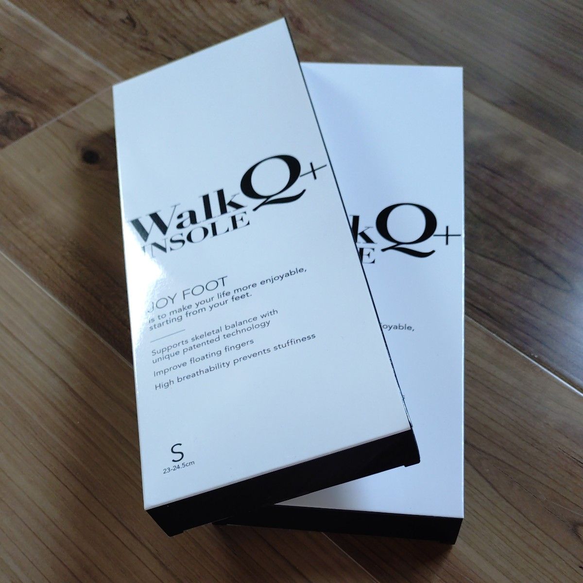 WalkQ+ INSOLE ウォーキュットインソール Sサイズ 23-24.5cm 2個