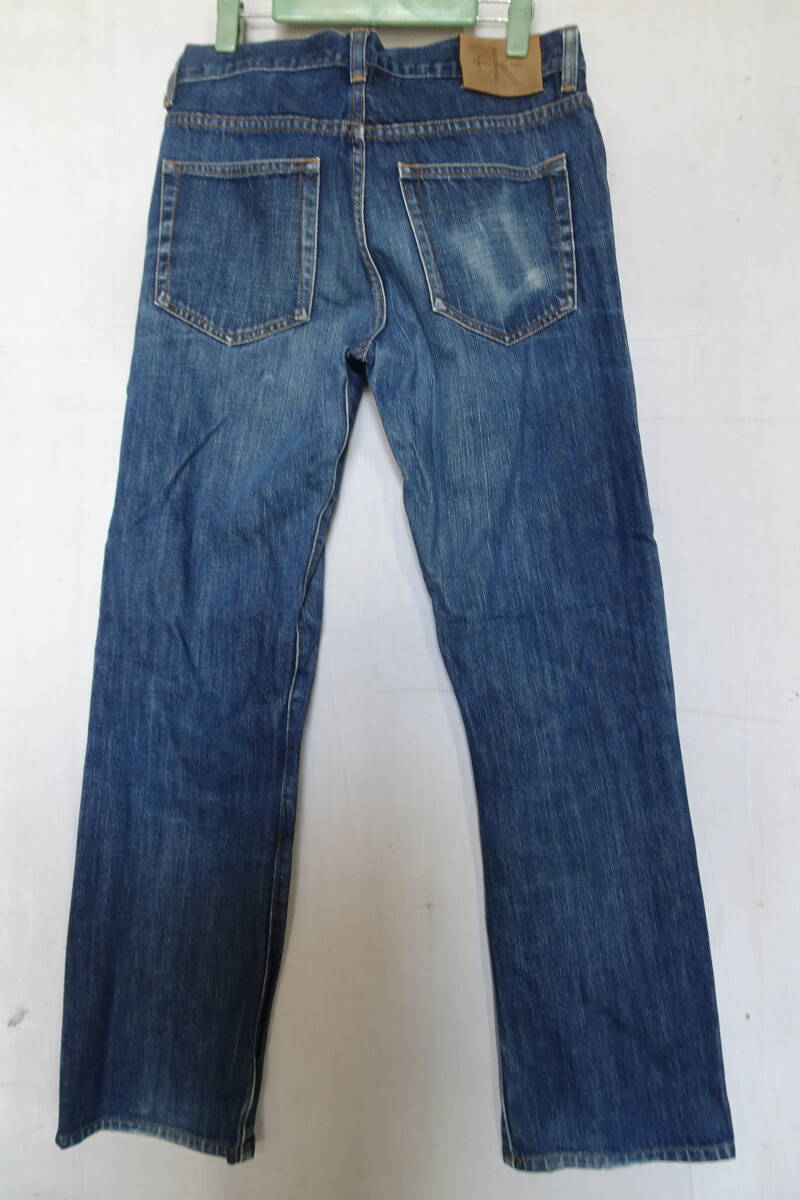 Calvian Klein Jeans/カルバンクライン/ジーンズ/デニムパンツ/ジップフライ/ストレートライン/インディゴブルー/31インチ ...