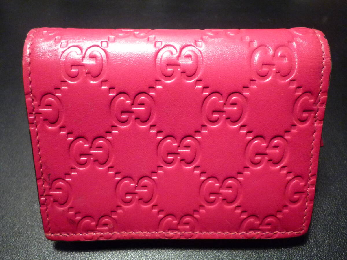 GUCCI GUCCI グッチ 財布 折り畳み チェリー GGスプリーム 23053105 