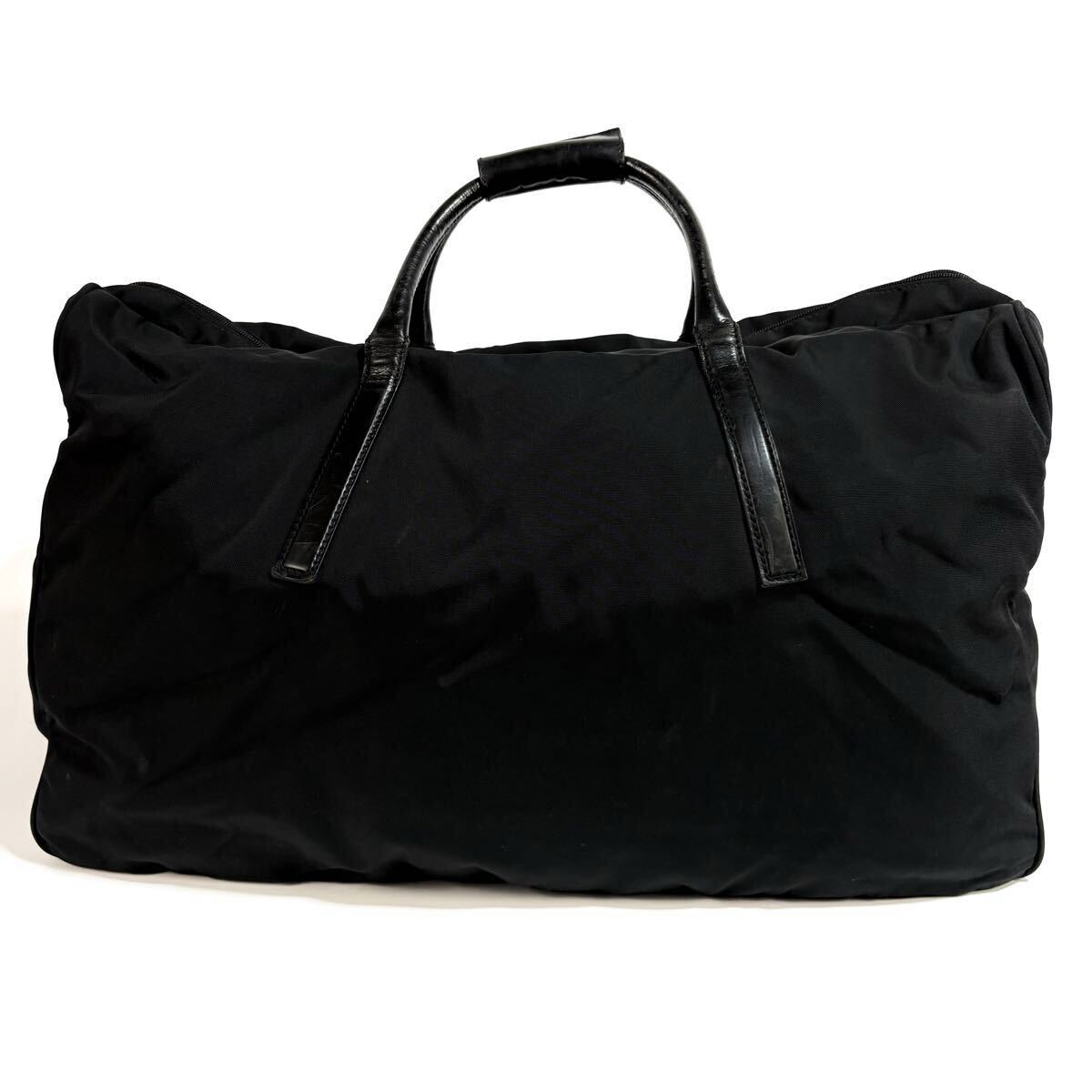 美品】GUCCI グッチ ナイロン レザー 大容量 ボストンバッグ 美品】GUCCI グッチ ナイロン レザー 大容量 ボストンバッグ