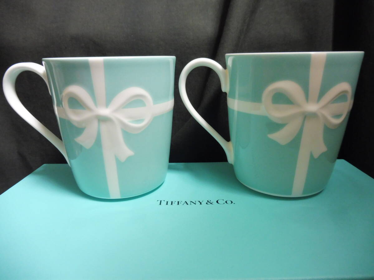 ティファニー TIFFANY&Co マグカップ 2点セット ブルー b26020002 