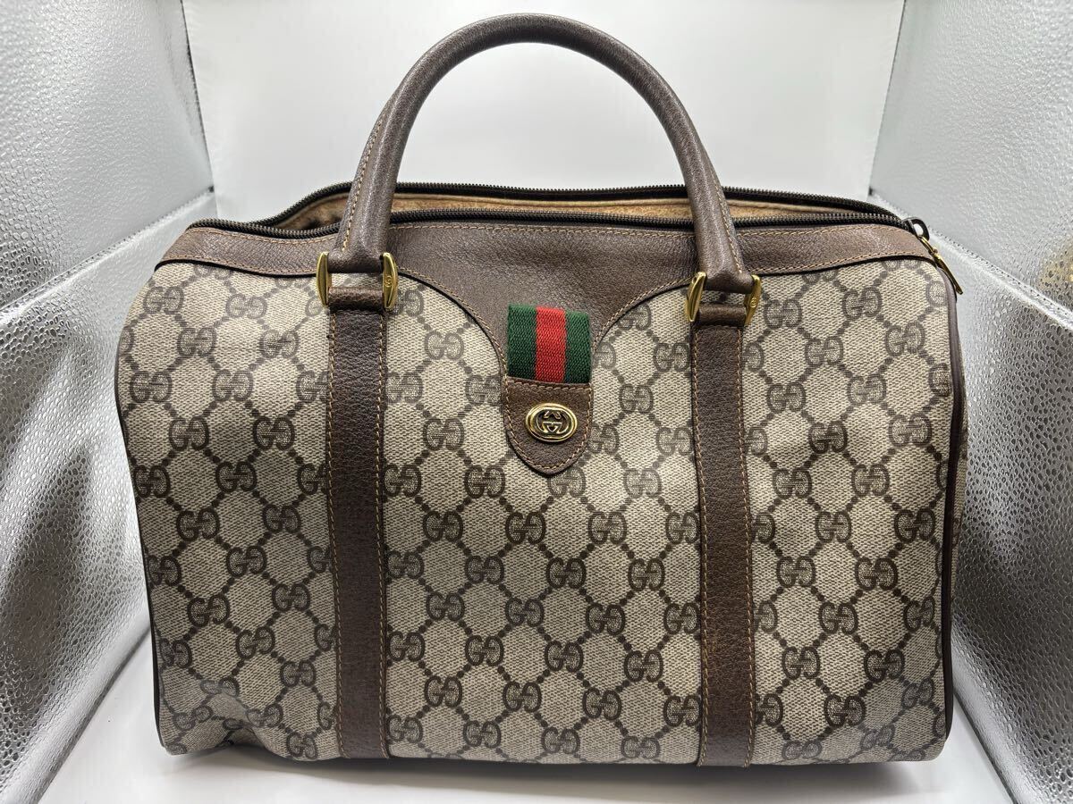 グッチ シェリーライン ハンドバッグ グッチ オールドグッチ オールド 