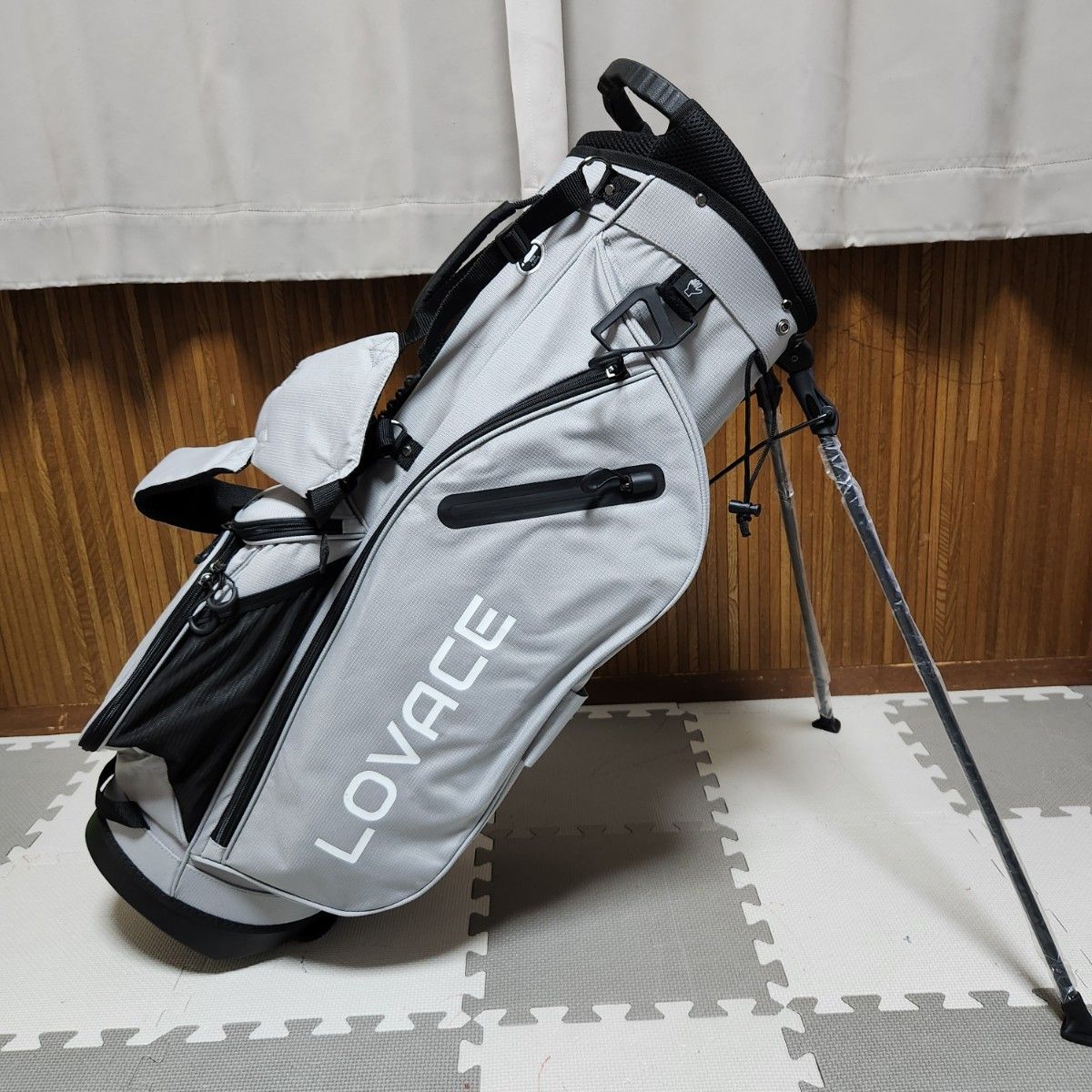 新品未使用】14分割 LOVACE グレー キャディバッグ | Shop at
