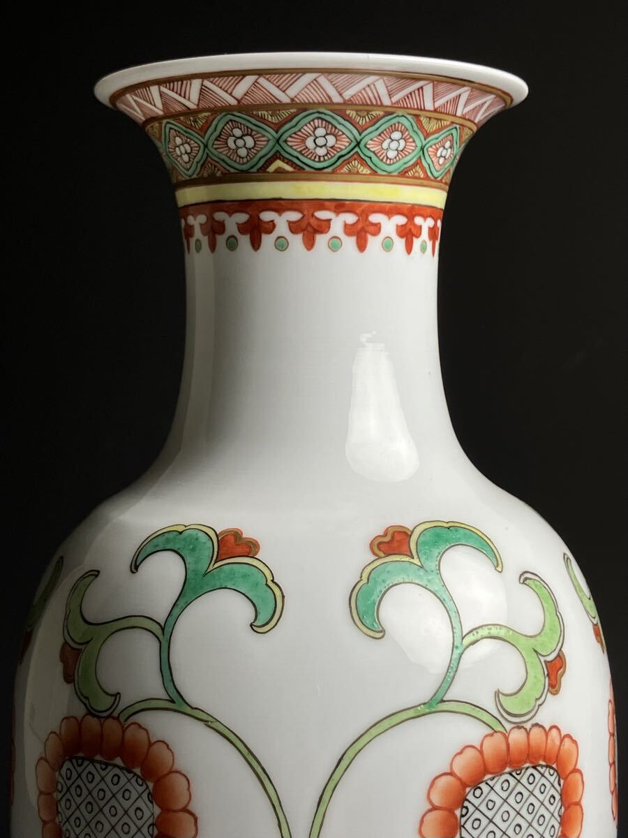 唐物 花瓶 中国美術 景徳鎮 中国景徳鎮製 花入れ 陶器 花器 花びん