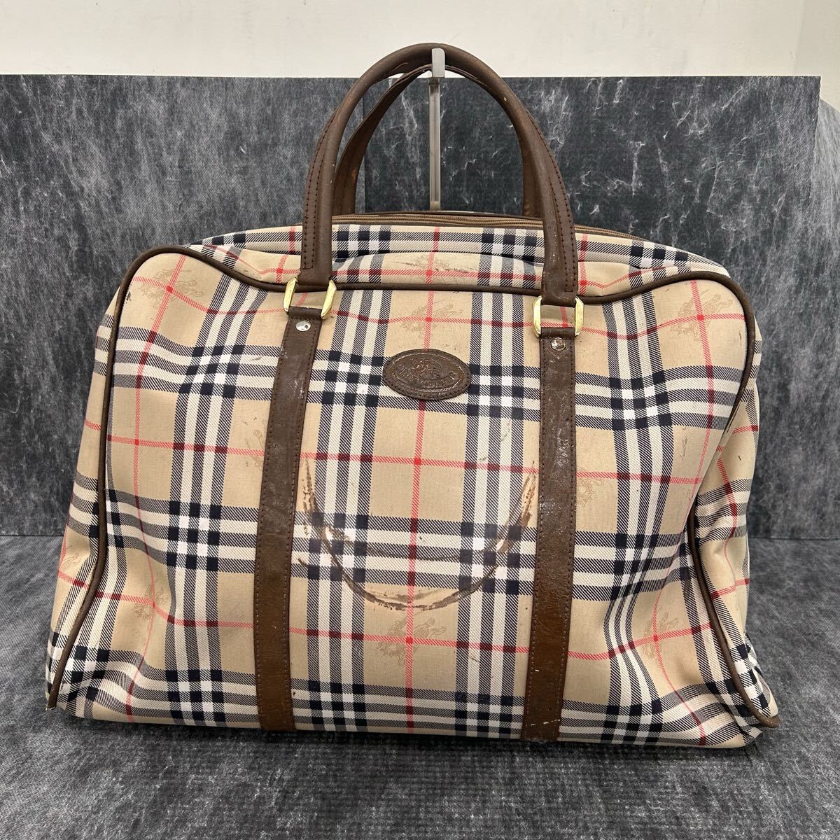 BURBERRY バーバリー ノバチェック トートバッグ 大容量 ハンドバッグ BURBERRY チェック柄ハンドバッグ 大容量 Burberry バーバリー ノバ