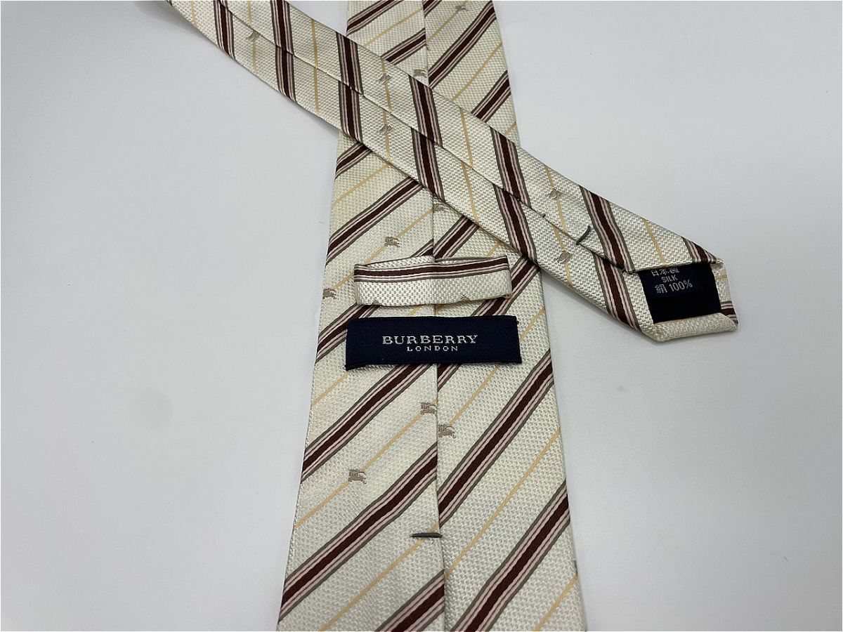 ネクタイ BURBERRY LONDON グレー系 バーバリー バーバリーロンドン