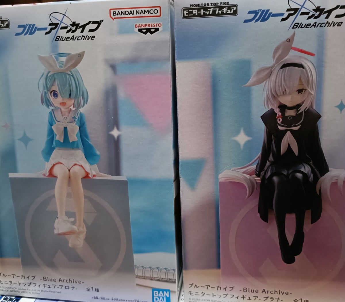 ブルーアーカイブ モニタートップフィギュア アロナ プラナ 2種セット