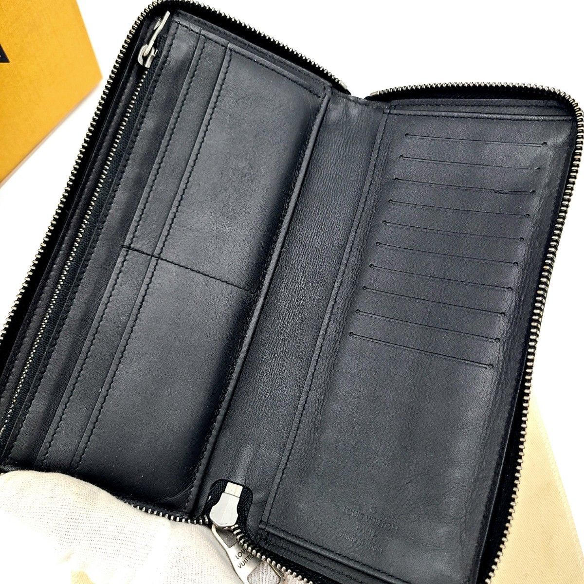 Louis Vuitton ルイヴィトン 長財布 ダミエ ジッピーウォレット ヴェル 