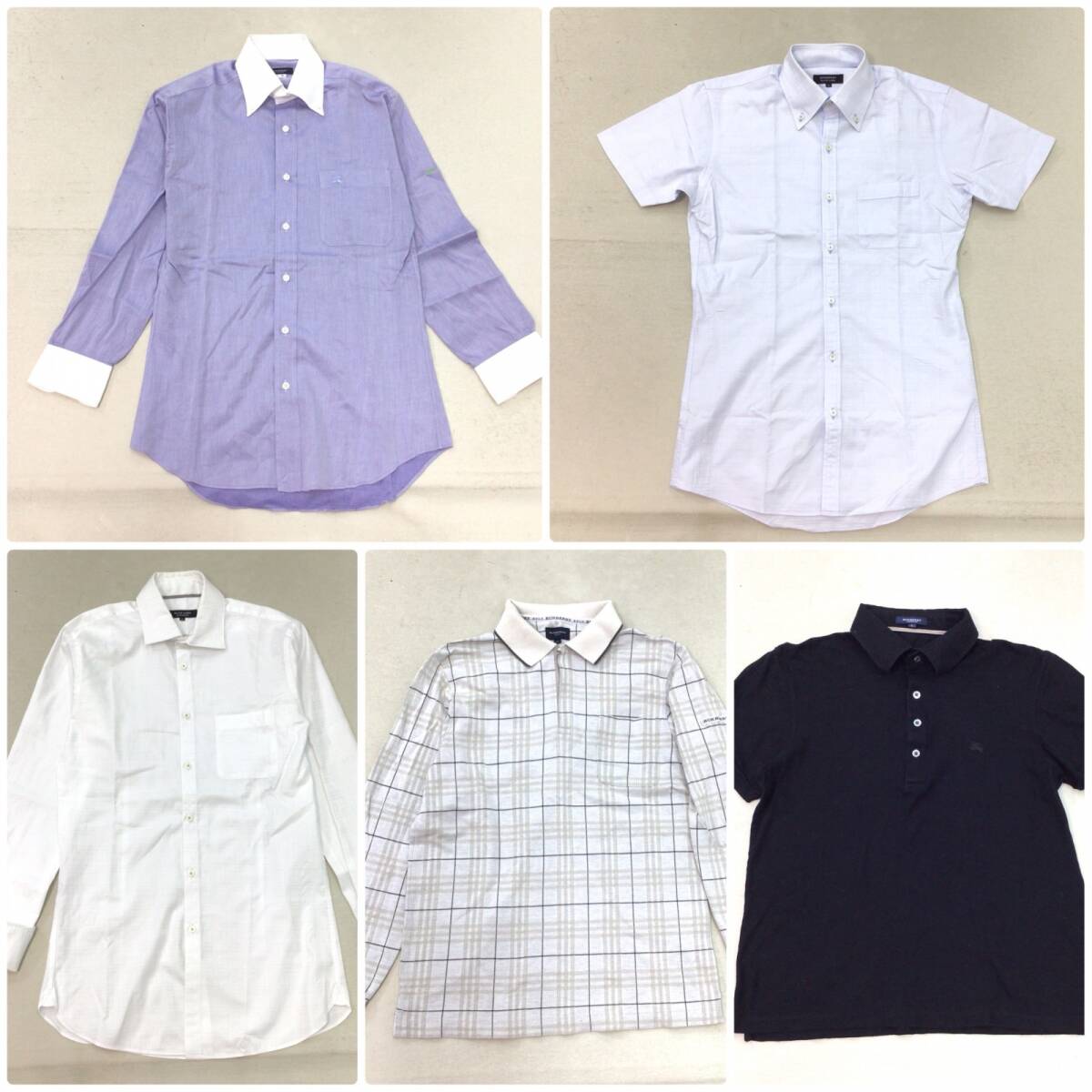 □ BURBERRY LONDON, BLACK LABEL, GOLF バーバリー シャツ ポロシャツ 