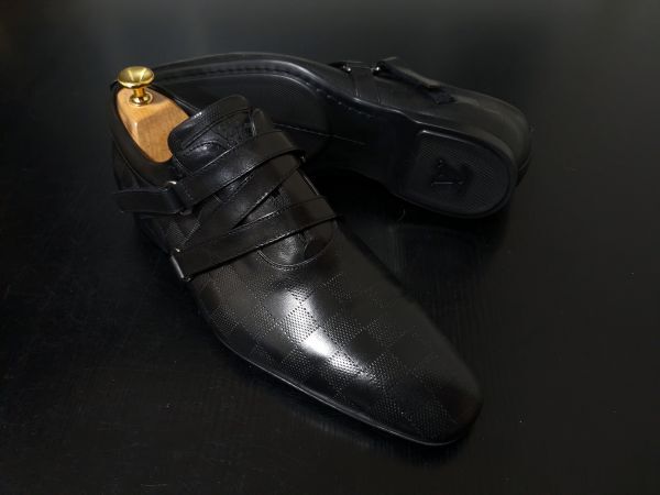 使用僅か ヴィトン 7 LOUIS VUITTON ♯FD0190 ダミエデザイン ループ 