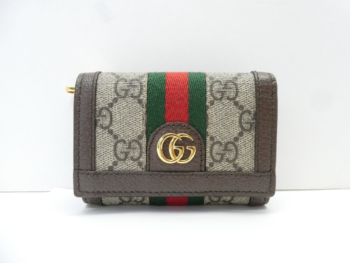 GUCCI グッチ オフィディア 三つ折り財布 644344 ウォレット 箱付 財布 