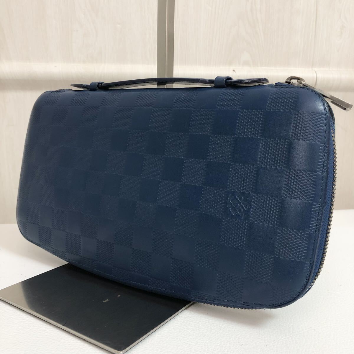 極美品／アトール○ルイヴィトン LOUIS VUITTON ダミエ アンフィニ 長 