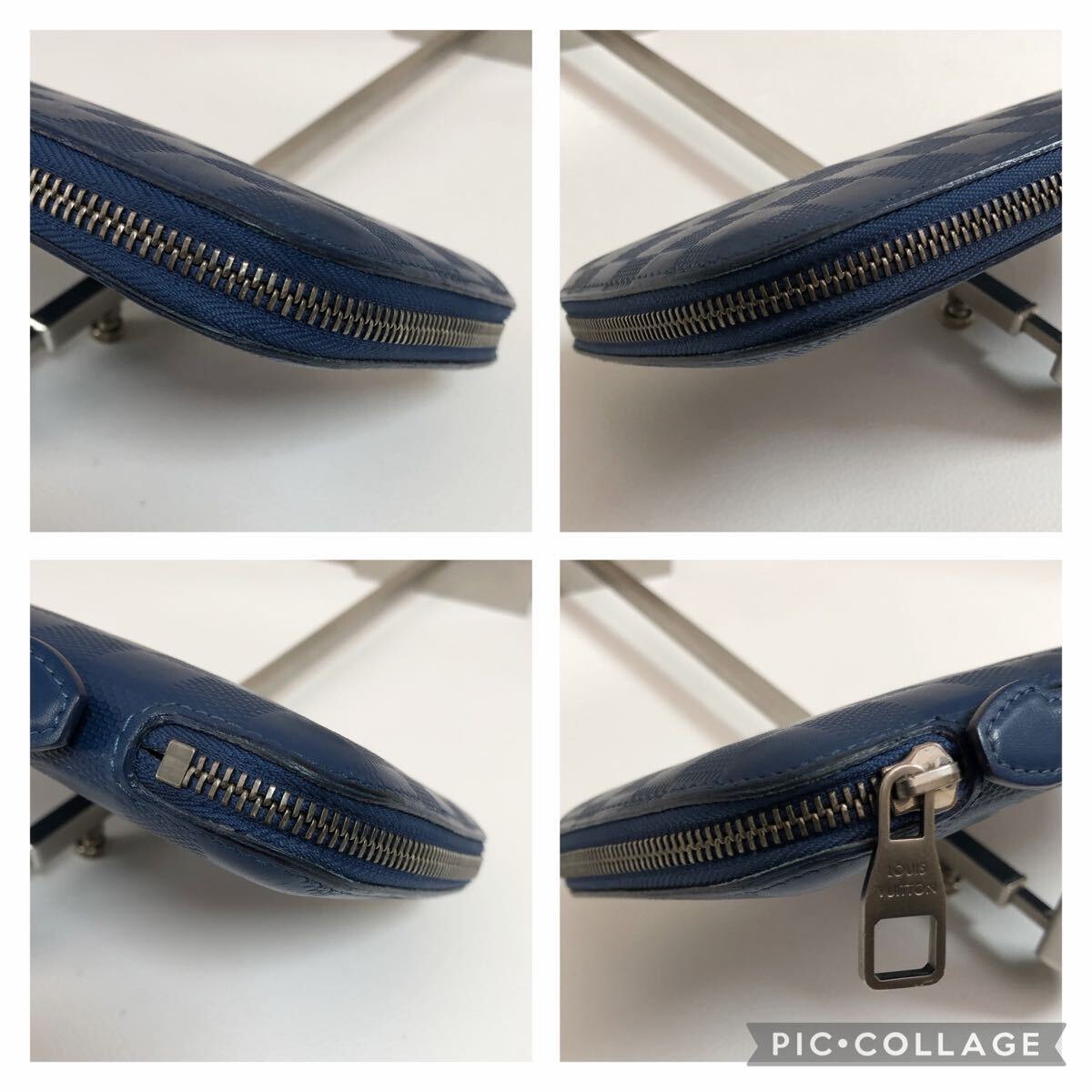 極美品／アトール○ルイヴィトン LOUIS VUITTON ダミエ アンフィニ 長 