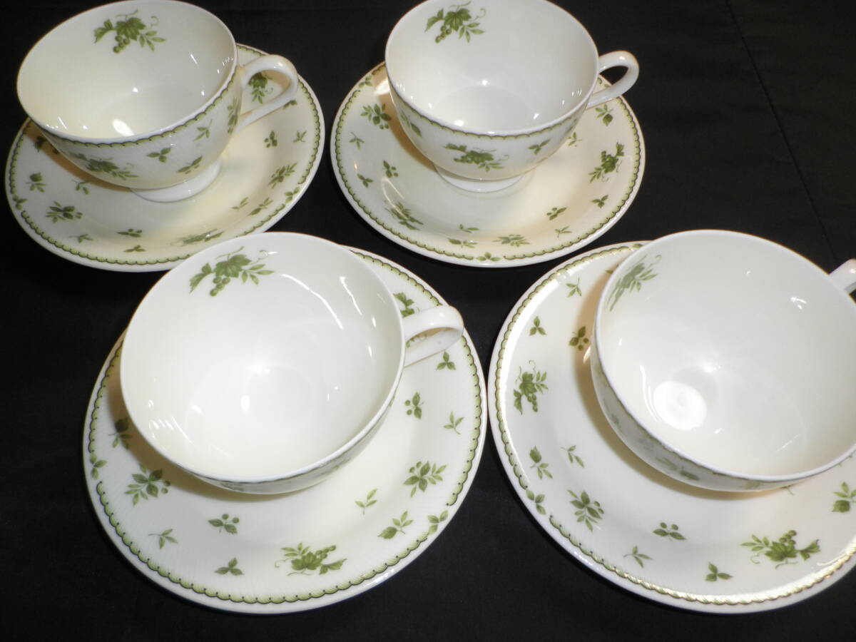 NARUMI ナルミ カップ＆ソーサー 4客セット 鳴海製陶 /【Buyee】