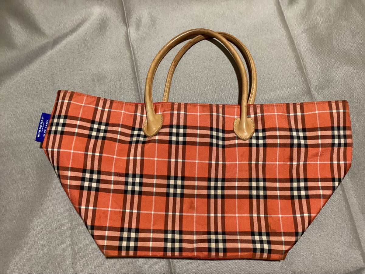BURBERRY バーバリーブルーレーベル ノバチェックトートバッグ