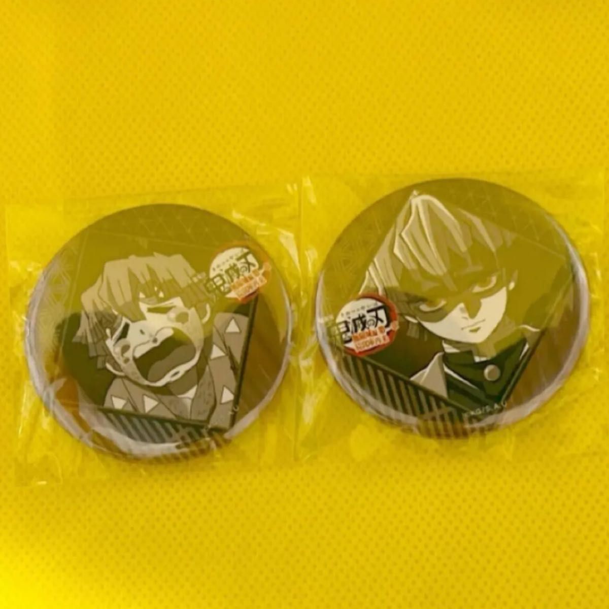 鬼滅の刃 缶バッジ お楽しみくじ ufotable DINING 我妻善逸 無限城編