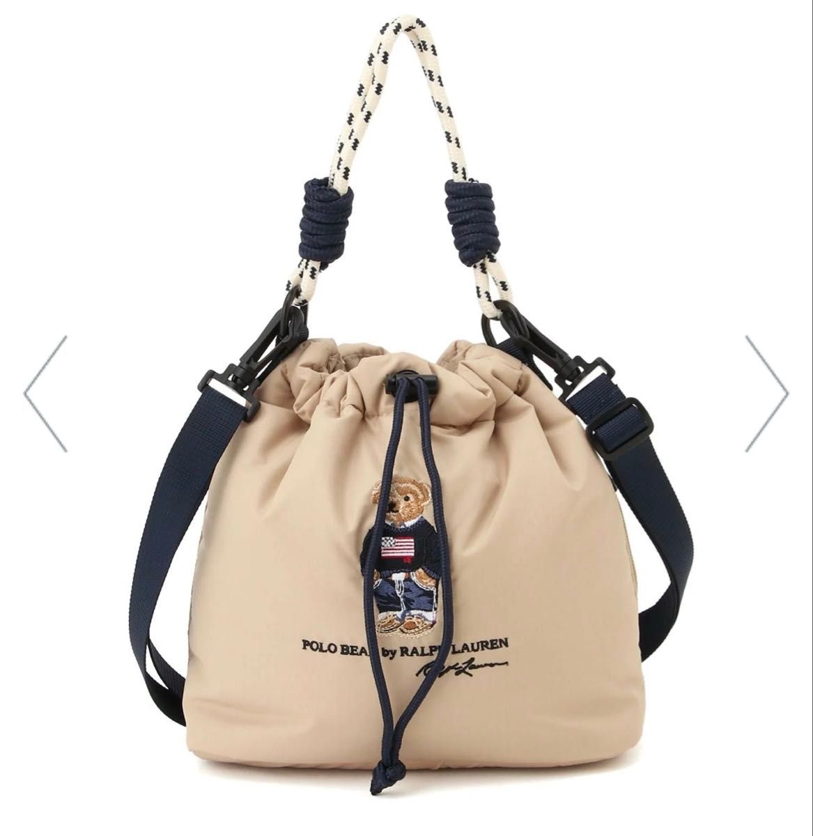 新品未使用 タグ付き POLO RALPH LAUREN ポロベア 巾着ショルダー