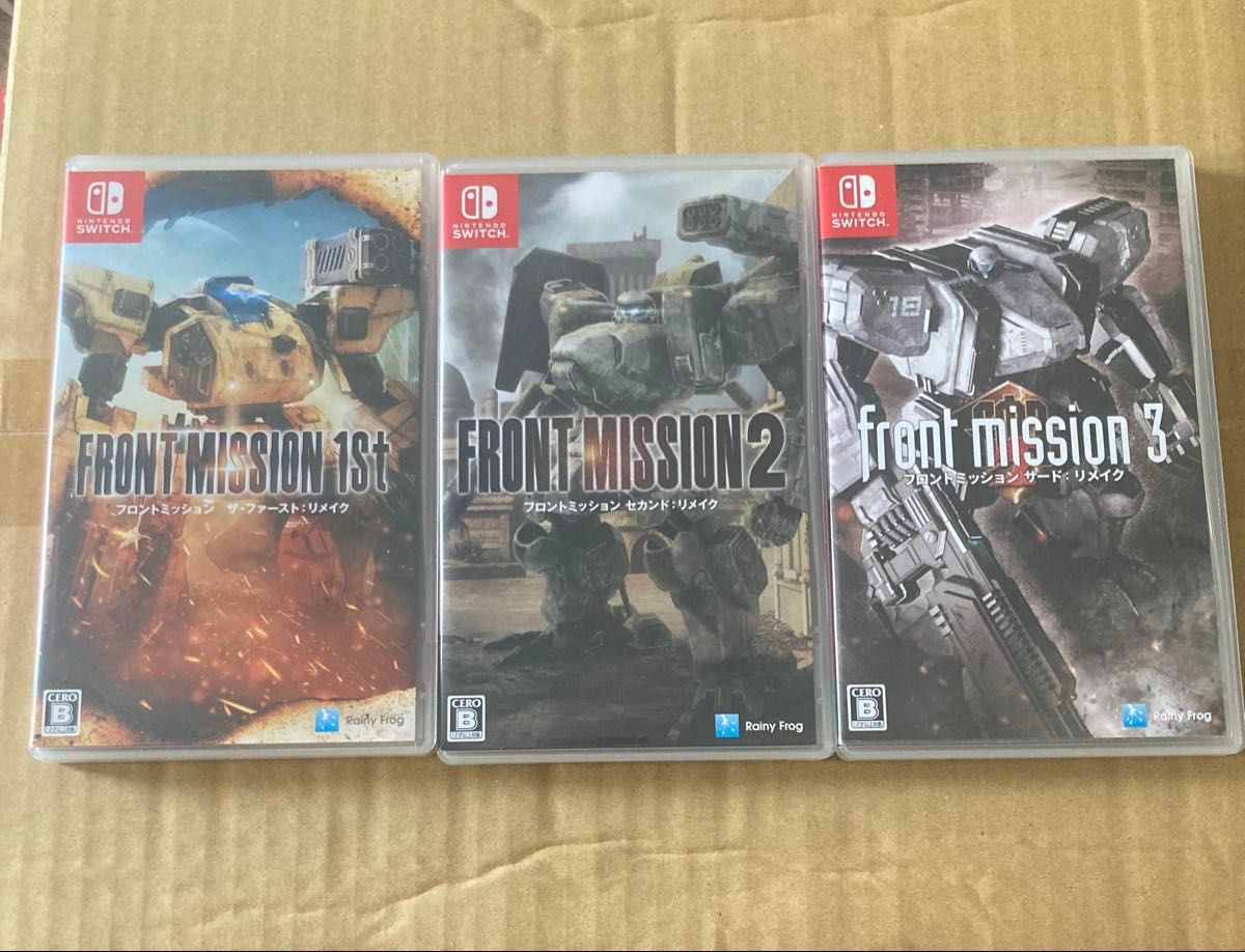 Nintendo Switch フロントミッション 1st 2nd 3rd リメイク 3本セット