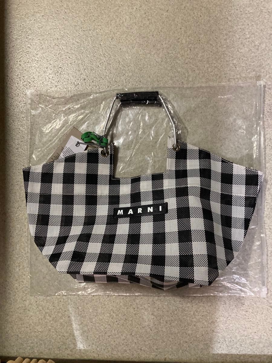 MARNI MARKET マルニ ギンガムチェック トートバッグ | Shop at