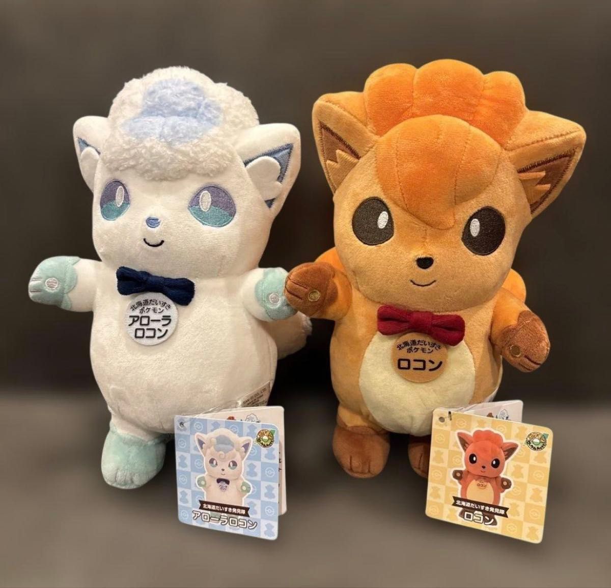 北海道だいすきポケモン ロコン アローラロコン ぬいぐるみ2体セット ポケモン 北海道だいすき ロコン アローラロコン ぬいぐるみ 2個セット