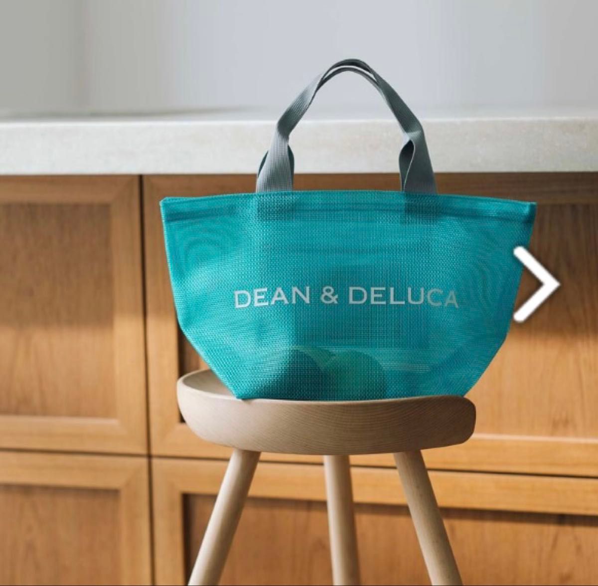 レディース DEAN&DELUCA メッシュトートバッグ 2026 ターコイズ S L 