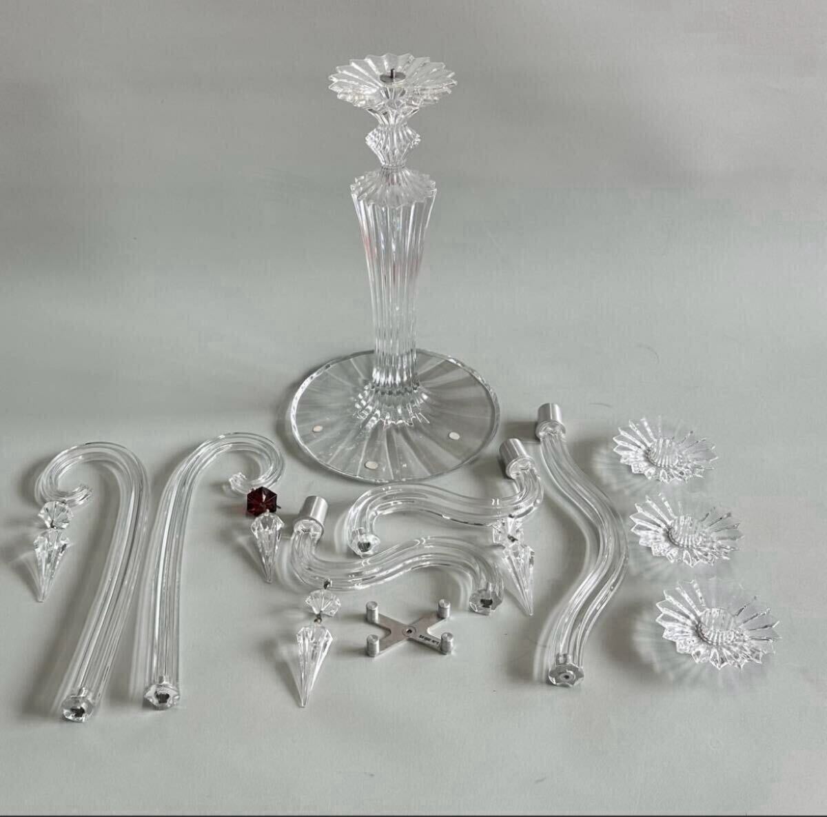 Baccarat バカラ ミルニュイ キャンドル スタンド 3灯 燭台 /【Buyee】
