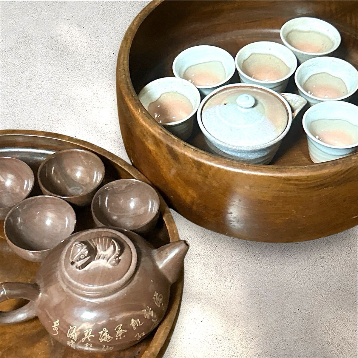 友人館蔵 古原鉱紫砂製 顧景舟款 龍亀壺 茶壺 紫砂壺 急須 茶道具 煎茶 