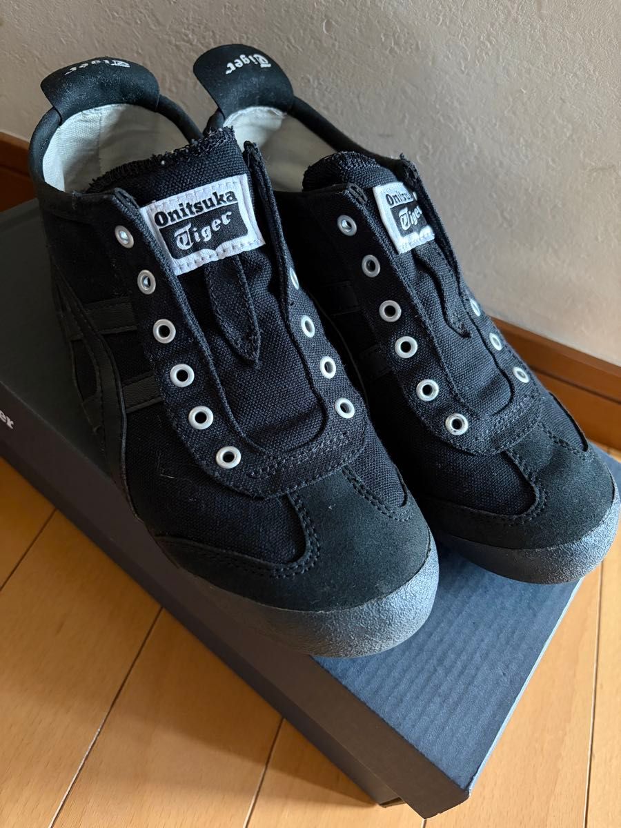 Onitsuka Tiger オニツカタイガー MEXICO 66 スリッポン ブラック 24 