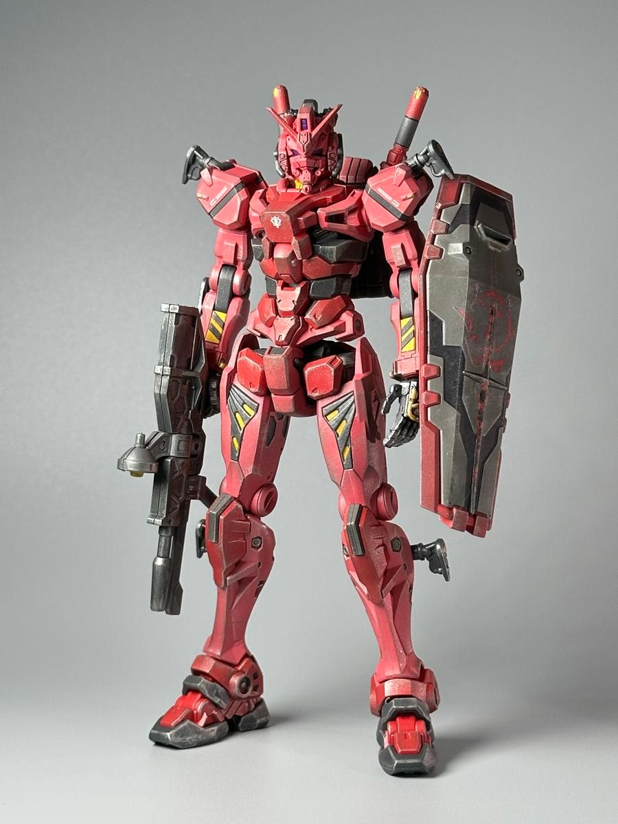 ★HG1/144 HG 赤いガンダム 塗装改修完成品★ 戦場風 改修塗装完成品】 HG1/144 RED Gundam 赤いガンダム | Shop at