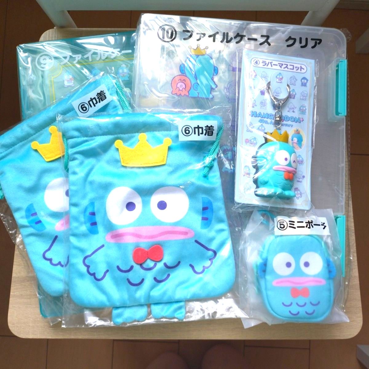 6点セット サンリオ当たりくじ ハンギョドン 1番くじ はぴだんぶい