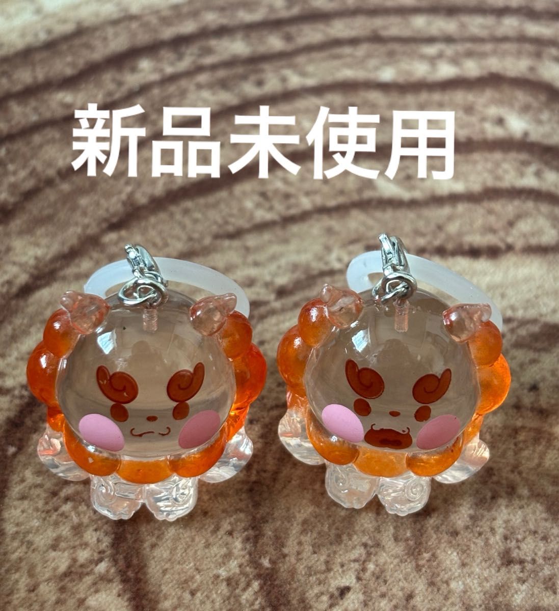 ちゅらゆるシーサー めじるしアクセサリー 2個セット オレンジ | Shop