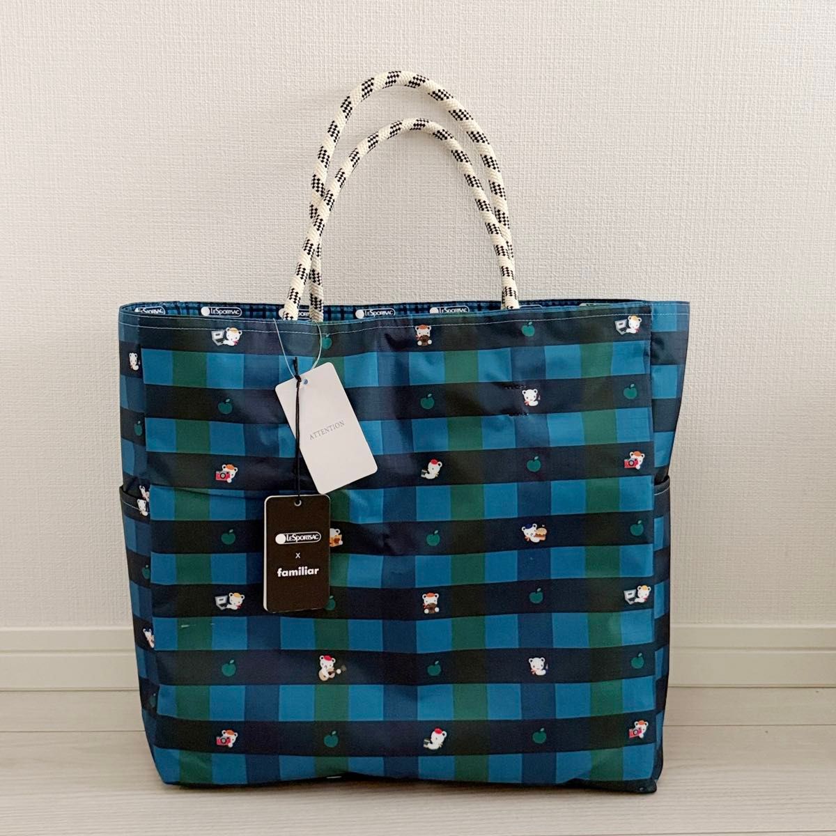 LeSportsac × familiar レスポートサック ファミリア トートバッグ