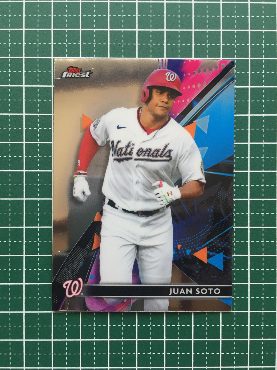 TOPPS MLB 2021 FINEST 7 JUAN SOTO WASHINGTON NATIONALS ベースカードBASE