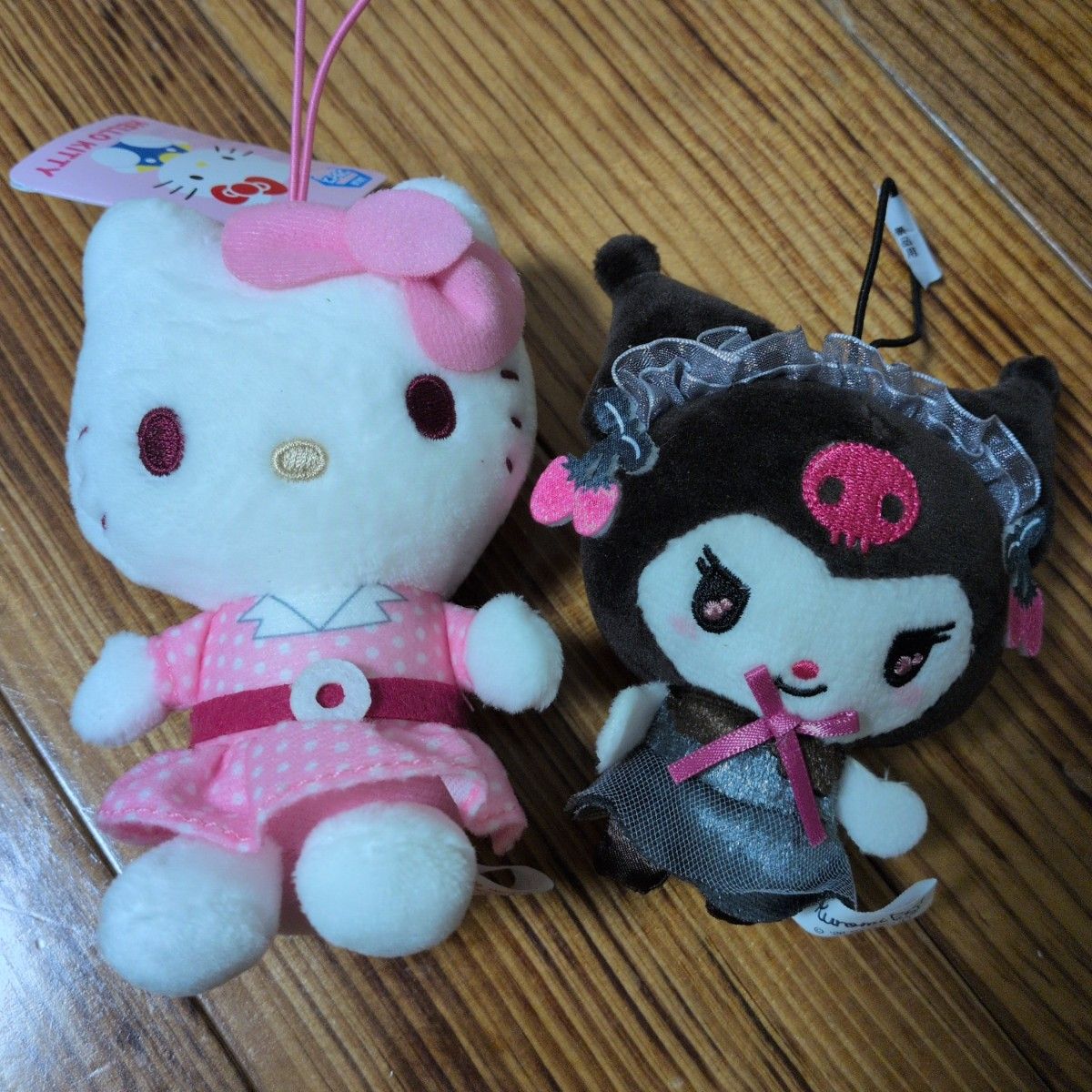 クロミ ハローキティ ぬいぐるみ 2点セット サンリオ ハローキティ クロミ マスコット ぬいぐるみ 2点セット